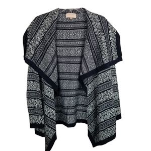 Skies Are Blue Open Front Waterfall Cardigan